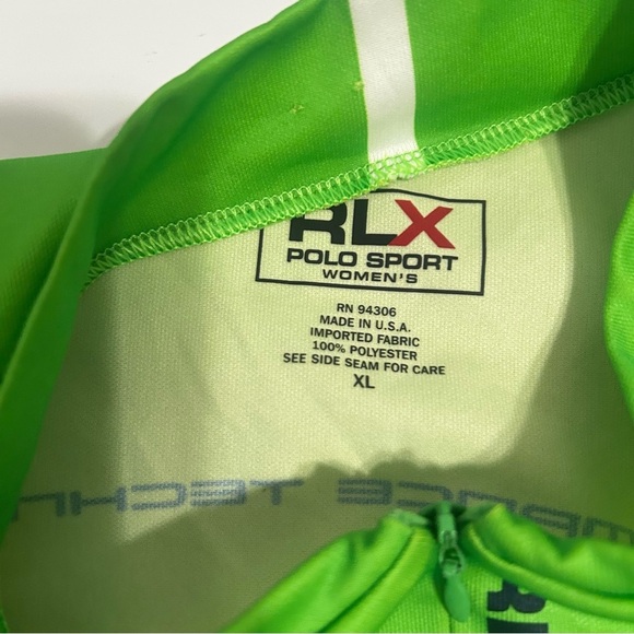 Polo by Ralph Lauren Neon Grn RLX Sport Top,, for Cycling or Golf - Picture 6 of 8
